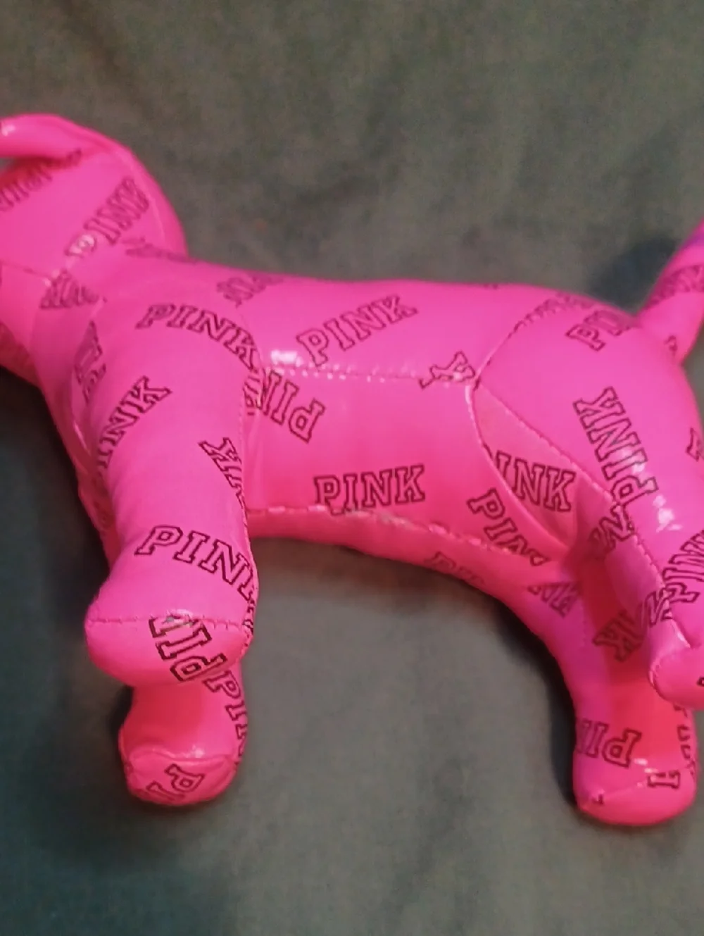 PINK Victoria's Secret Hot Pink Logo Plush